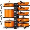 Pot Organizer Rack 8 Tiers Pots And Pans Organizer, Pot Lid Organizer For Kitchen Cabinet Cookware Organizers And Storage,Upgraded - Image 3