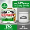 Flea And Tick Prevention For Dogs Chewables 170 Treats Natural Dog Flea And Tick Treatment All Breeds & Ages Made In USA CANNOT Be Listed For Sale On Amazon - Image 4